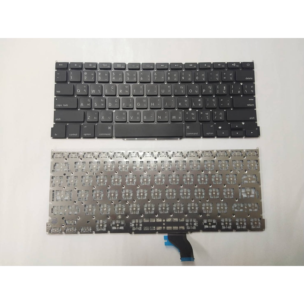 แป้นพิมพ์ภาษาไทย Keyboard Replacement for MacBook Pro Retina 13 inch A1502 (US/TH Layout)